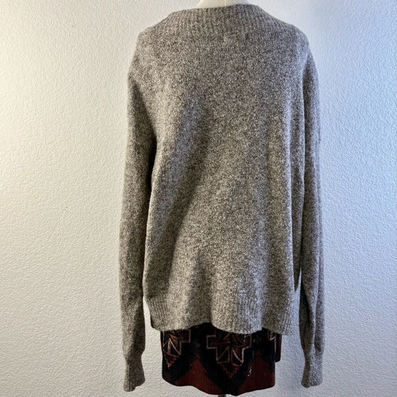 Silence + Noise Gray Drape Wrap Sweater – Size M (Urban Outfitters) - Picture 5 of 9